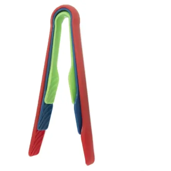 Norpro 3-piece Nesting Tongs Set, Includes 6", 8", and 10" Tongs image {1}