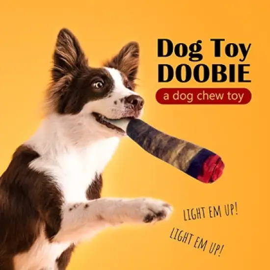 Hoovy Dog Toy Doobie | Funny Dog Toy | Cool Dog Toys | Gifts for Dogs | Funny Squeaky Dog Toys | Novelty Dog Toys | Dog Birthday Gift image {5}