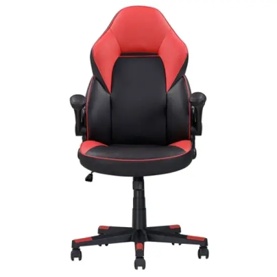 Kumasinova Adjustable Ergonomics Gaming Chair 360&deg; Swivel Chair with Wheel,Black/Red Computer Chair for Office&Home,Versatile Leisure Chair,Black/Red image {1}