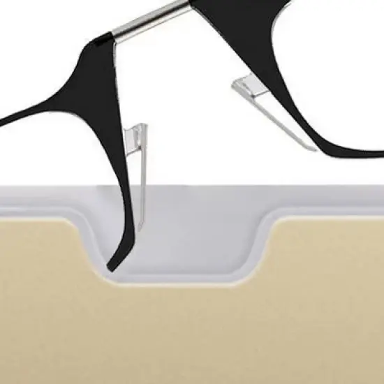 ThinOptics Secure Fit Armless Ultralight Reading Glasses with Metal Finish Pod image {1}