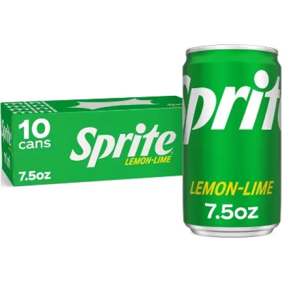 Sprite Soda - 10pk/7.5 fl oz Mini-Cans image {7}