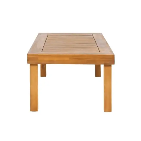 Christopher Knight Home Nolan Outdoor Shutter-styled Paneling Acacia Wood Seating Set with Cushions image {9}