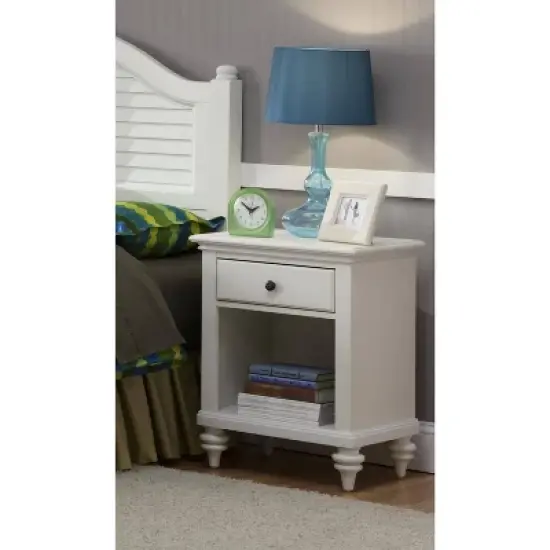 Home Bermuda Nightstand White/Espresso - Home Styles image {2}