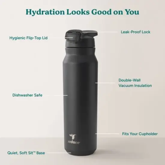 Reduce 32oz Hydrate Pro Vacuum Insulated Stainless Steel Water Bottle image {3}