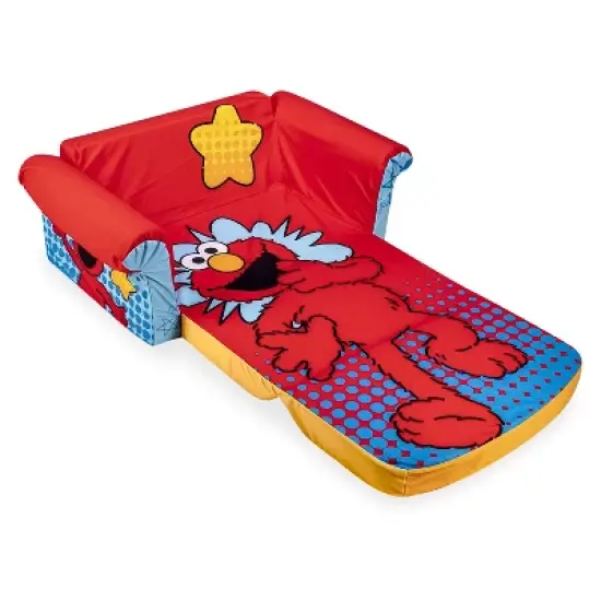 Marshmallow Furniture Disney's 2 in 1 Flip Open Compressed Foam Sofa and Sleeper Bed with Washable Cover image {3}