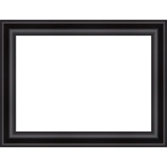 Amanti Art Grand Black Framed Dry Erase Magnetic Board image {13}