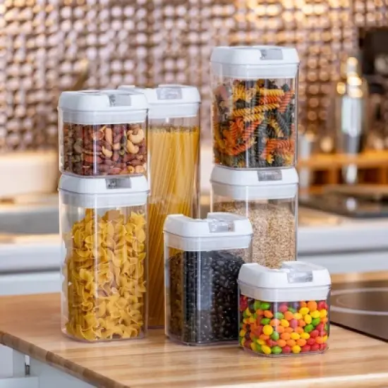 Cheer Collection Airtight Food Storage Containers, Set of 7 image {1}