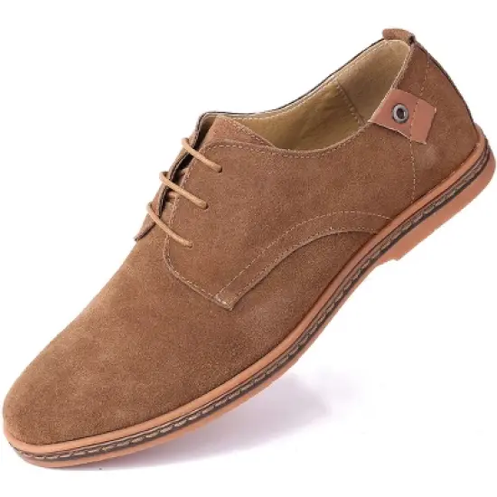 Mio Marino - Men's Classic Suede Oxford Shoes image {8}