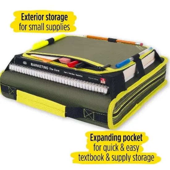 Five Star 2" 3-Ring Zipper Binders D-Ring Assorted Colors (29052) image {2}