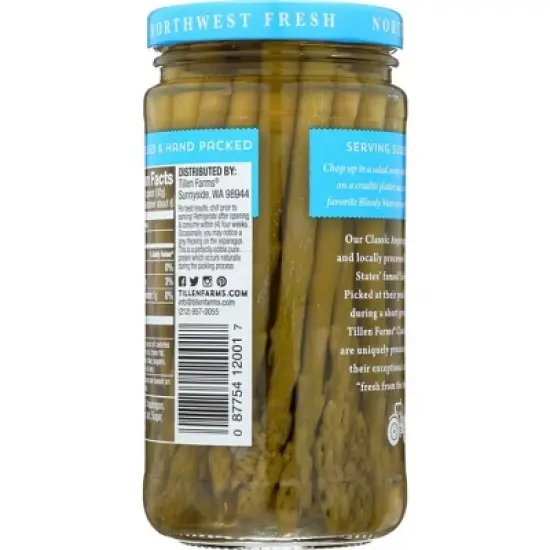 Tillen Farms Pickled Classic Asparagus - Case of 6/12 oz image {2}