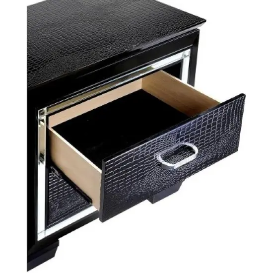 Sapphtopaz Modern Nightstand with 2 Drawers Bedside Table, Night Stand for Bedroom, Living Room image {2}