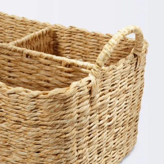Woven Diaper Caddy with Dividers - Cloud Island&trade; Natural Woven image {2}
