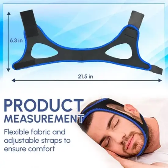 Mars Wellness Adjustable Anti Snore Chin Strap image {4}
