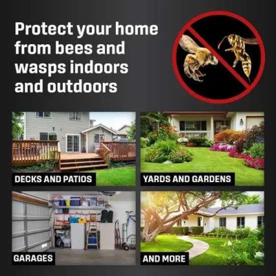 Exterminators Choice Bee and Wasp Defense, 1 Gallon Spray, Natural Bee Deterrent for Patio, Indoor and Outdoor Use, Safe for Kids and Pets image {4}