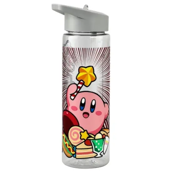 Kirby Main Character Design 2-Pack Lunch Bag and 24 Oz. Plastic Water Bottle Set image {4}