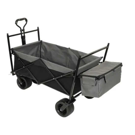 RISOKEYS Foldable Utility Cart,with Canopy & Mosquito Net,480Lbs Capacity with 7x4 All-Terrain Wheels,Adjustable Handle for Camping,Beach image {8}