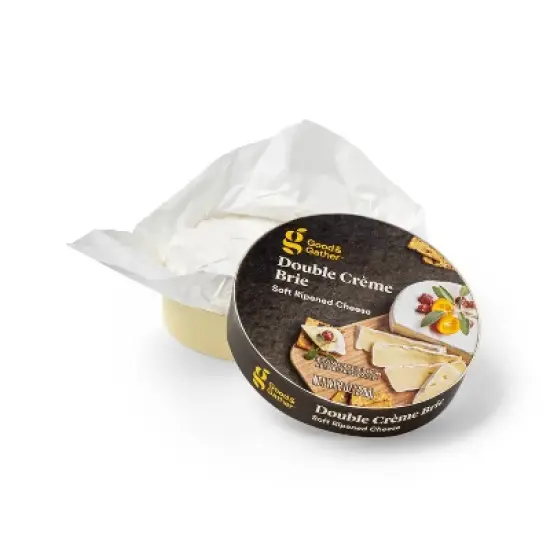 Double Cr&egrave;me Brie Cheese Wheel - 8oz - Good & Gather&trade; image {2}