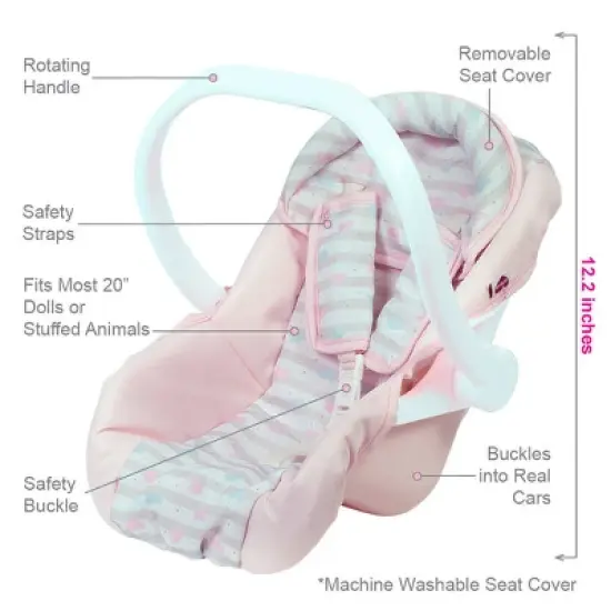 ADORA Pastel Classic Car Seat Carrier image {3}