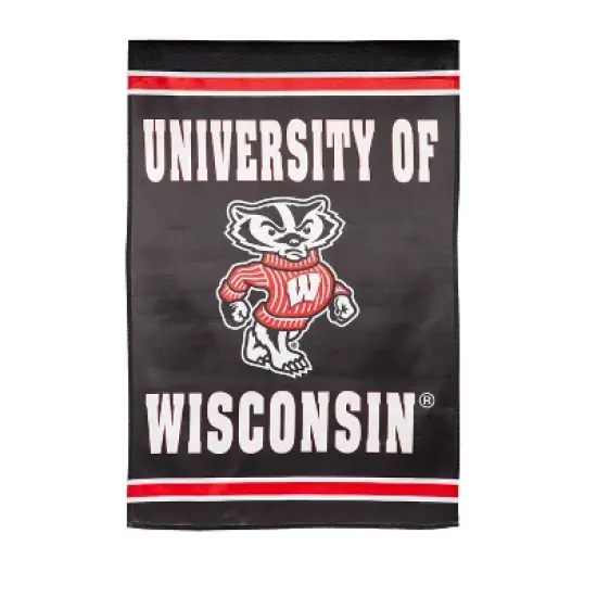 Embossed Suede Flag, House Size, University of Wisconsin-Madison image {3}