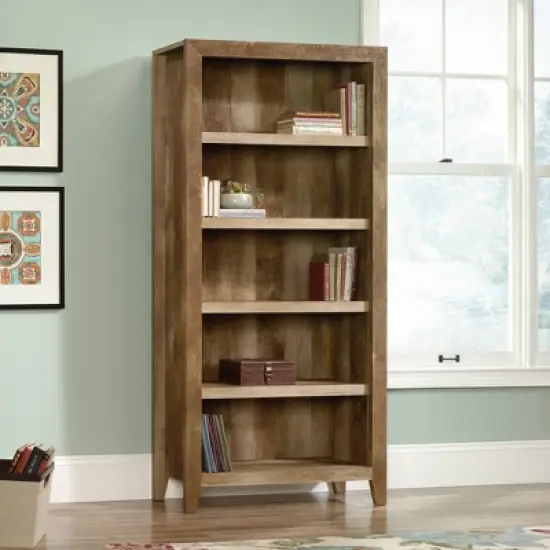 71" Dakota Pass 5 Shelf Bookcase Craftsman Oak - Sauder image {3}