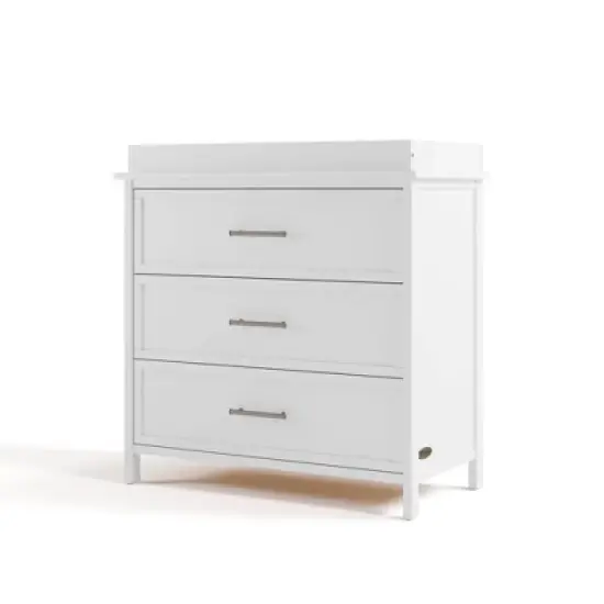 Graco Classic 3 Drawer Dresser with Removable Changing Topper image {9}