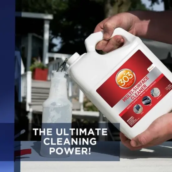 303 Products Multi Surface Cleaner, All Purpose Cleaner for Home, Patio, Car Care and Outdoor, 128 fl. Oz image {3}