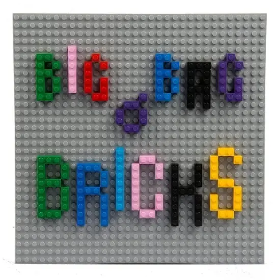 Big Bag of Bricks Large Gray Building Plates 10"x10", 4 Pack image {3}