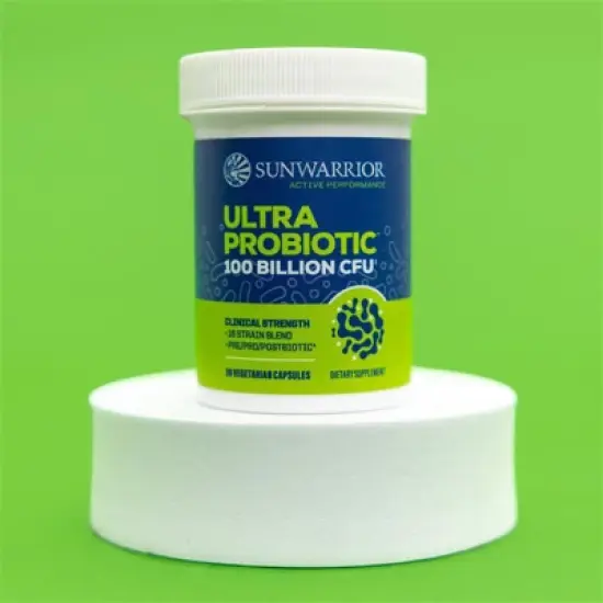 Active Ultra Probiotic Capsules, 100 Billion CFU Probiotic Supplement for Digestive & Immune Health Support, Sunwarrior, 30ct image {5}