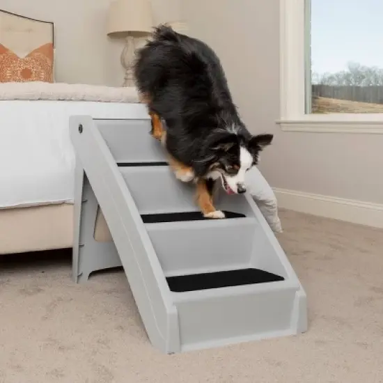 PetSafe CozyUp Folding Pet Steps - Gray image {2}