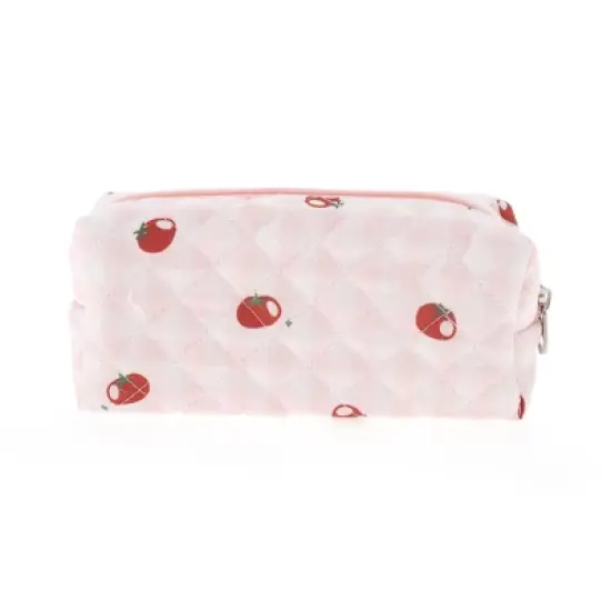 Unique Bargains Small Persimmon Makeup Bag 1 Pc image {4}