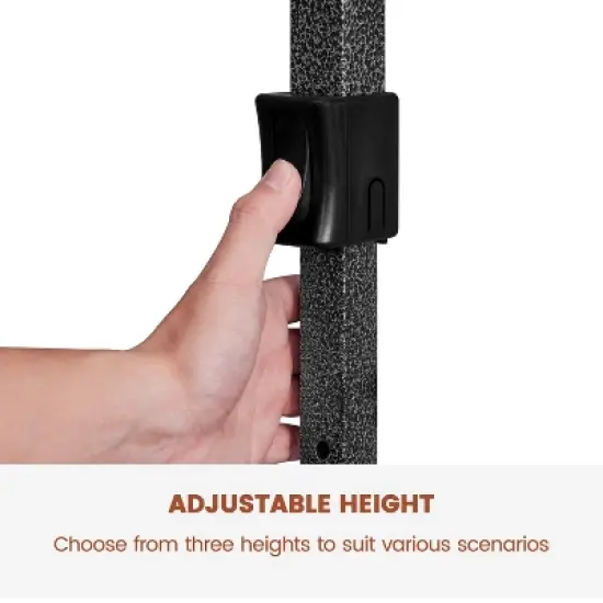 Yaheetech Portable 10 X 10 ft. Pop-up Canopy Tent with 3 Sidewalls and Adjustable Awning image {8}