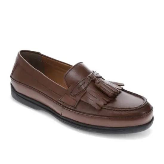 Dockers Mens Sinclair Leather Dress Casual Tassel Loafer Shoe image {6}