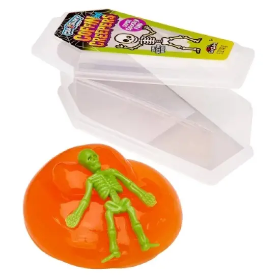Cra-Z-Slimy Halloween Coffin Creepers Slime Orange image {2}