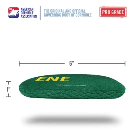 Gameday Eugene Synergy Pro Green Cornhole Bags (Set of 4) image {3}