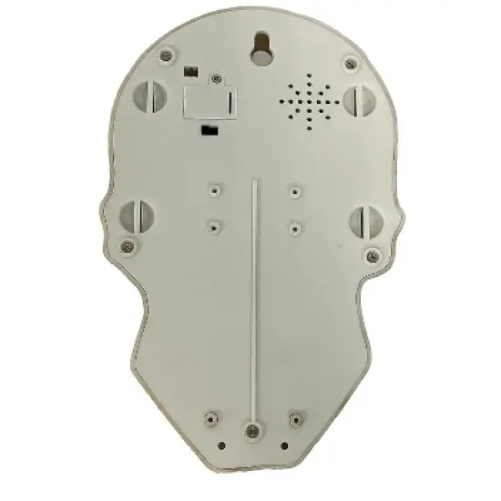 Magic Power Light-Up Skull Doorbell Halloween Decoration - 9 in x 5 in - White image {1}