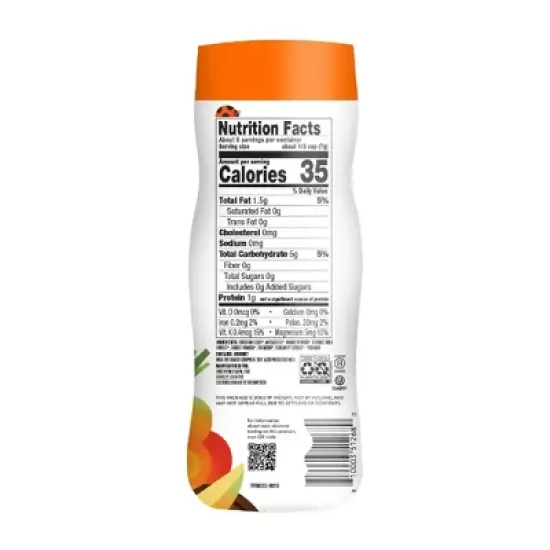 Once Upon a Farm Organic Fruit & Veggie Puffs Baby Food - Mango, Coconut & Carrot - 1.5oz image {1}