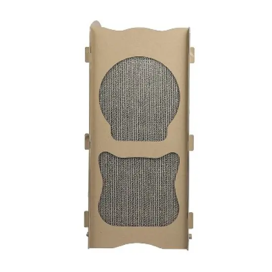 Petique Feline Penthouse Cat House Sustainable Non Toxic Recycled Cardboard Cat and Kitten Play Home Pet Furniture and Relaxation Scratching Boards image {4}