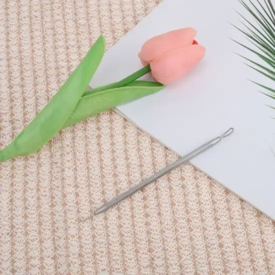 Unique Bargains Convenient Acnes Pimple Extractor Silver Tone 1 Pc image {5}