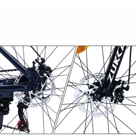 DSVIMOY Bicycles, 27.5 Inch Mountain Bike for Women and Men, 21 Speed Mountain Bike, Blue, 68.8"*26.37"*39.37" image {2}