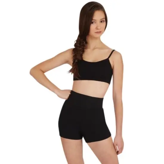 Capezio Women's Team Basics High Waisted Shorts image {1}