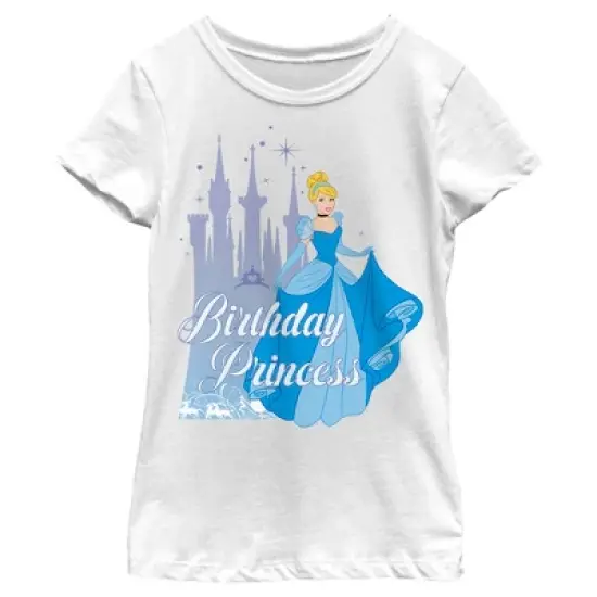 Girl's Cinderella Birthday Princess T-Shirt image {3}