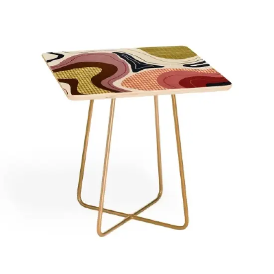 Viviana Gonzalez Retro Fusion Side Square Table - Deny Designs image {5}