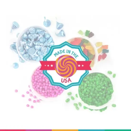 Just Candy Blue Flat Lollipops image {3}