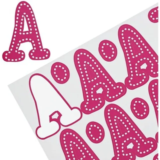 Sparkle and Bash 144-Count Alphabet Letters and Numbers Cutouts for Classroom Bulletin Board, Assorted Colors image {3}