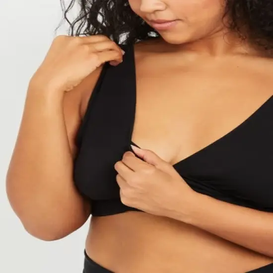 Plus Size Wrap Maternity and Nursing Sleep Bra | Motherhood Maternity image {2}