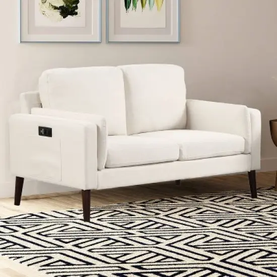 Nathan Stationary Loveseat - Lifestyle Solutions image {6}