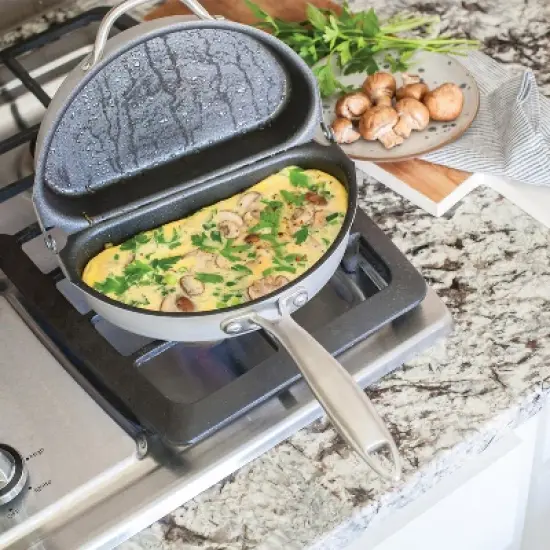 Nordic Ware Italian Frittata and Omelet Pan- Gray image {2}