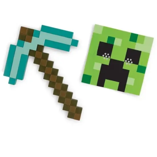 Minecraft Pickaxe and Mask Set image {1}