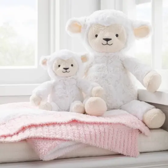 Plush Animal with Mini Plush Stuffed Animal Toy - Lamb - 2pc - Cloud Island&trade; image {1}