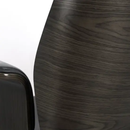 Cannonade Mid Century Modern Swivel Office Chair Black/Gray - Christopher Knight Home image {3}